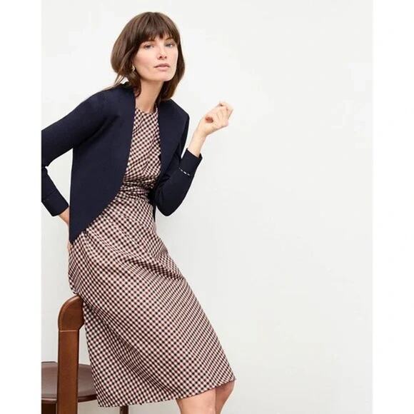 MM Lafleur Jackets & Blazers - MM LAFLEUR Sant Ambroeus Jardigan Midnight Navy Blue Knit Size Extra Small